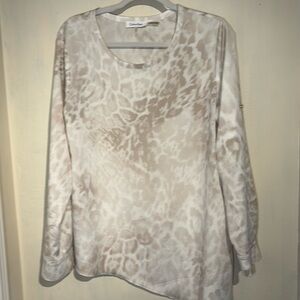 NWOT , Calvin Klein long sleeve top, size L